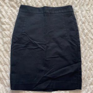 Black pencil skirt